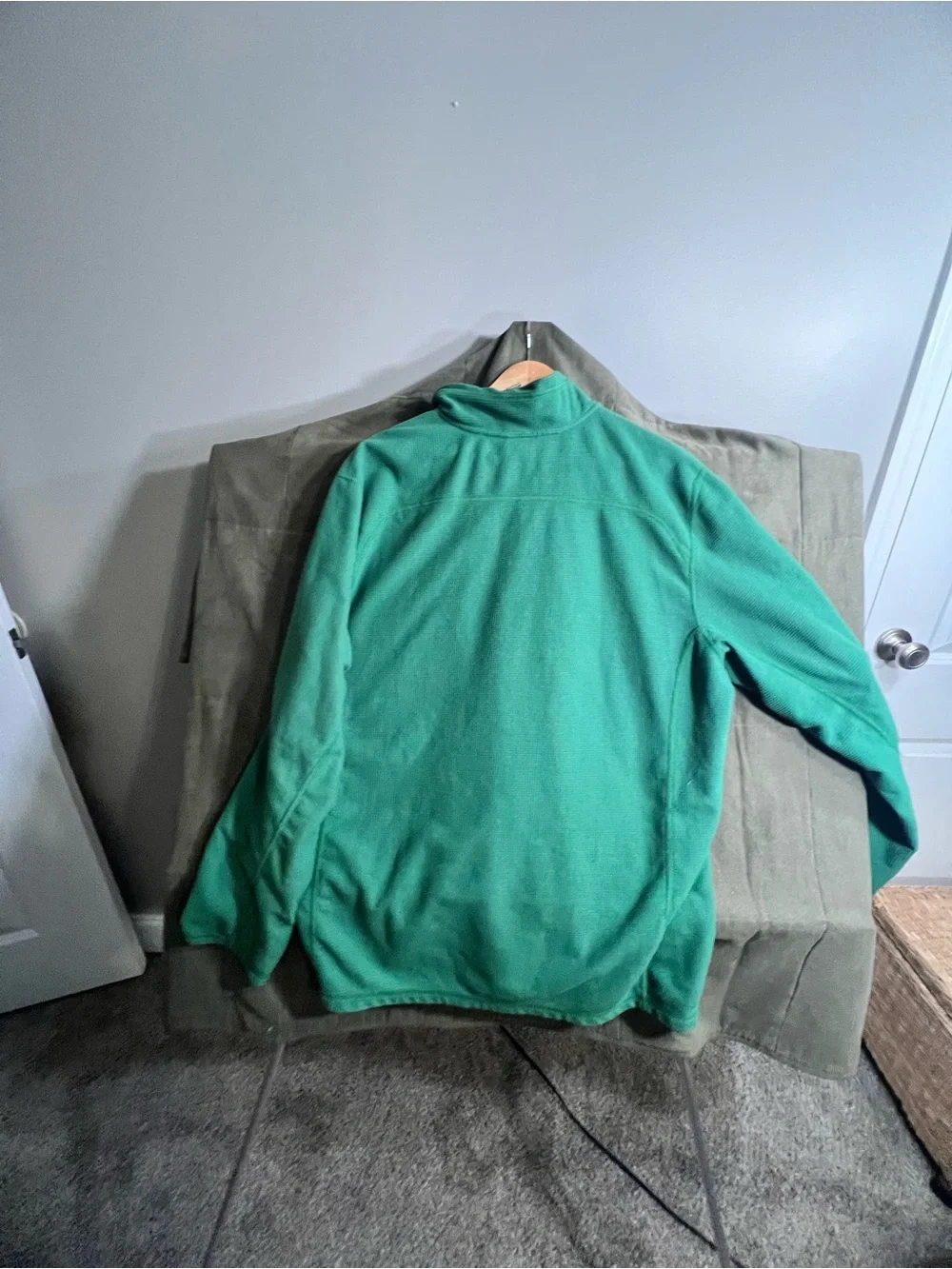 The North Face Green Full-Zip Fleece Jacket